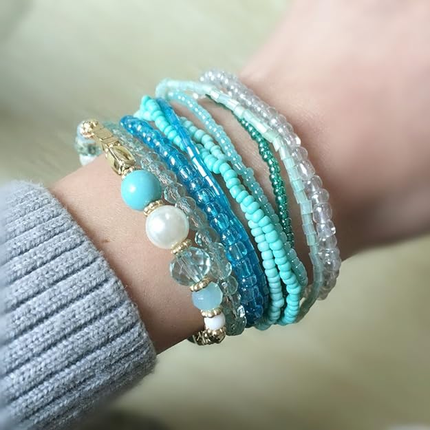 ONE: Premium Handmade New Set 7pcs Bracelet's for Women