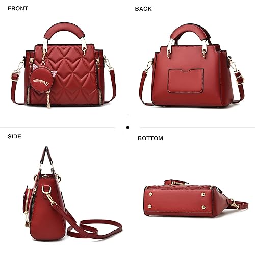 Women Fashion Handbag Tote Bag Shoulder Bag Top Handle Satchel Purse