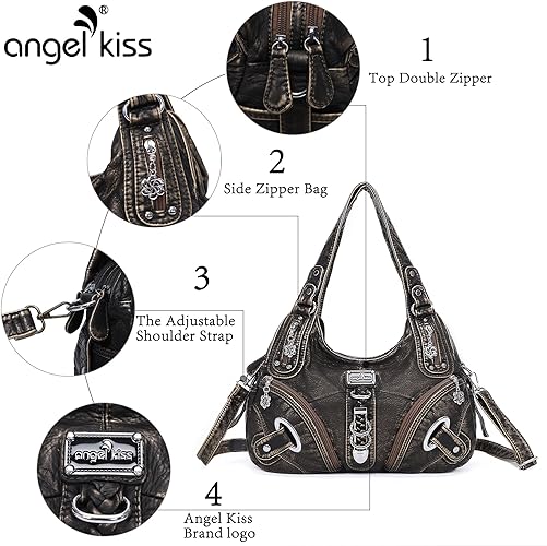 Women Fashion Handbag Tote Bag Shoulder Bag Top Handle Satchel Purse