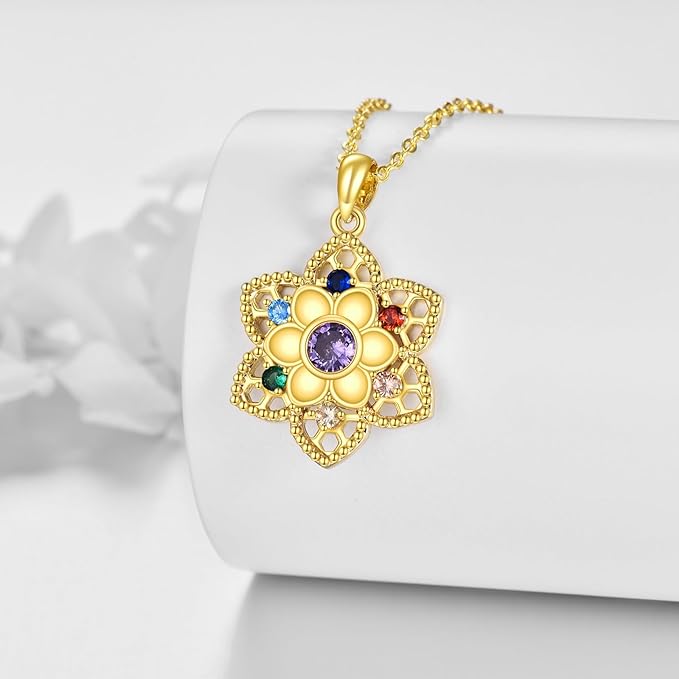 ONE :💎Color: Yoga Lotus Chakra Design Necklace💎
