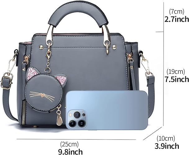 Women Fashion Handbag Tote Bag Shoulder Bag Top Handle Satchel Purse