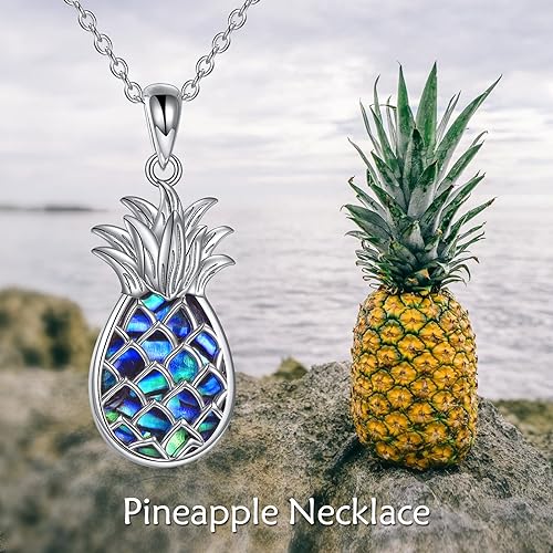 ONE:  Necklace Genuine 925 Sterling Silver Style: Pineapple