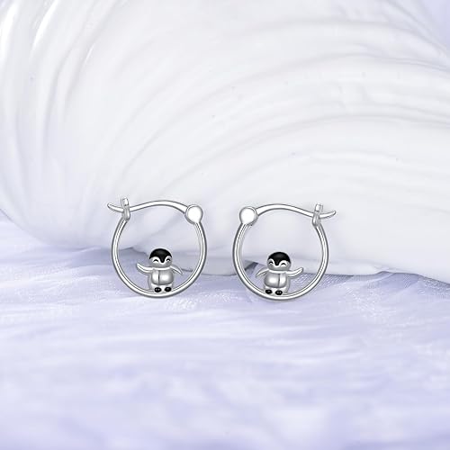 ONE:  Flower Hoops Earrings 925 Sterling Silver Jewelry CZ