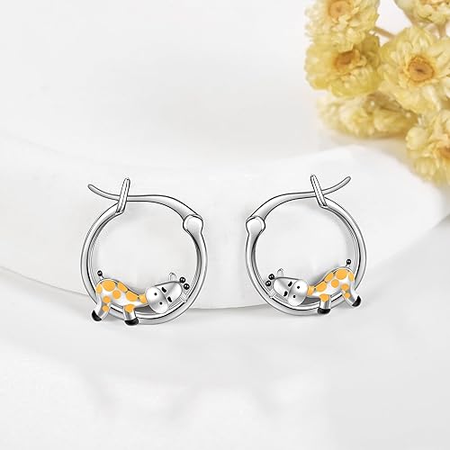 ONE: 925 Sterling Silver Hoop Earrings  Jewelry CZ