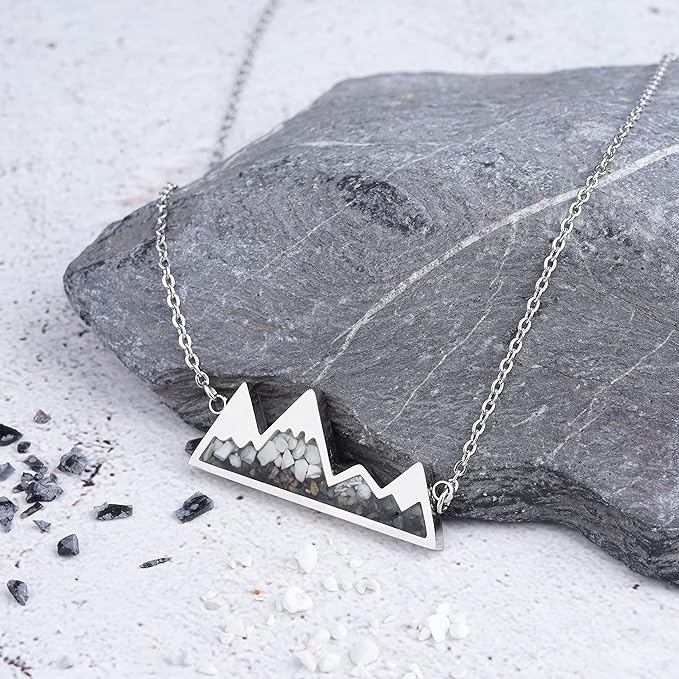 ONE: Turquoise Mountain Jewelry Stainless Steel Pendant Necklace