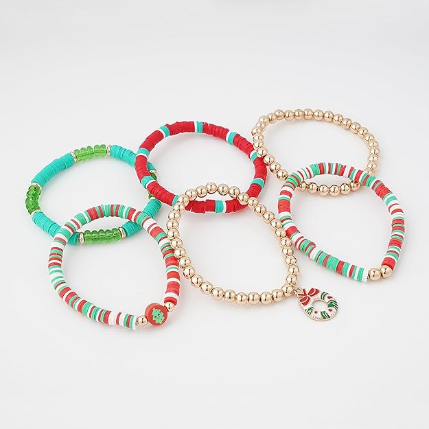 ONE: Premium Handmade New Christmas Set 7pcs Bracelet's for Women