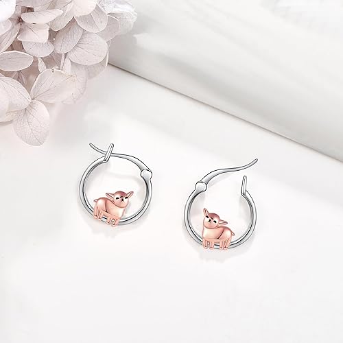 ONE: 925 Sterling Silver Hoop Earrings  Jewelry CZ