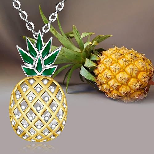 0NE:  Necklace Genuine 925 Sterling Silver Style: Pineapple