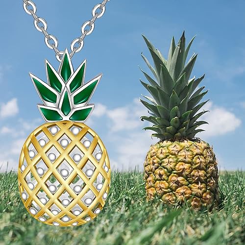 0NE:  Necklace Genuine 925 Sterling Silver Style: Pineapple