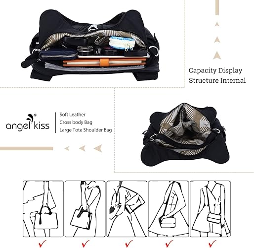 Women Fashion Handbag Tote Bag Shoulder Bag Top Handle Satchel Purse