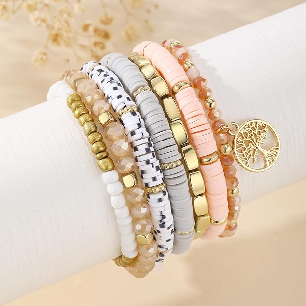 ONE: Premium Handmade New Set 6pcs Bracelet's for Women