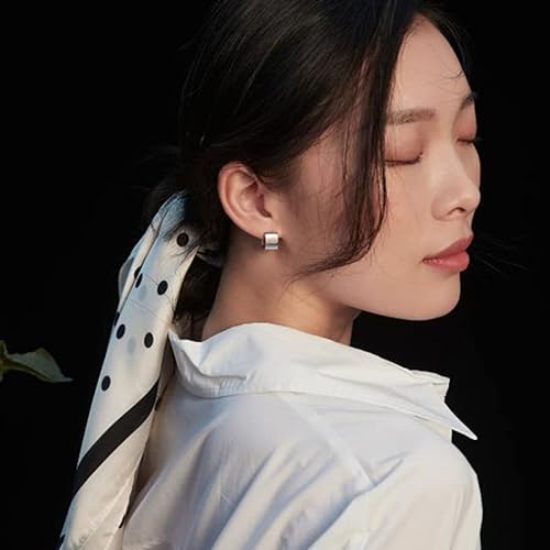 ONE: Thick Hoops Earrings Sterling Silver 925 Sterling Silver 14K Gold Plated Jewelry CZ