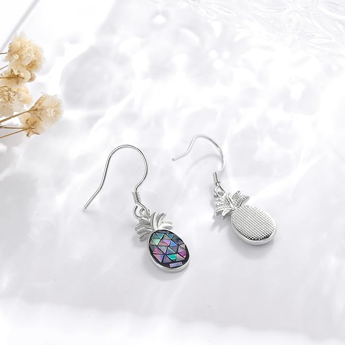 ONE PAIR:  Hoop Earrings Genuine 925 Sterling Silver Style: Lever Back Earrings STUD