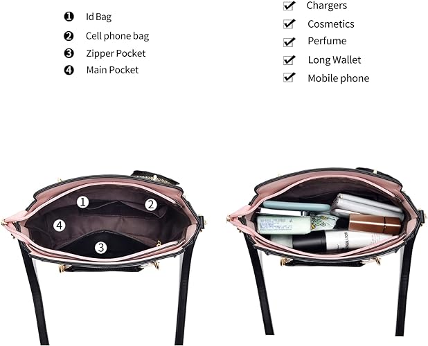 Women Fashion Handbag Tote Bag Shoulder Bag Top Handle Satchel Purse