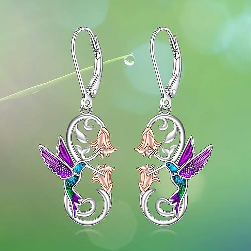 ONE PAIR:  Hoop Earrings Genuine 925 Sterling Silver Style: Lever Back Earrings STUD