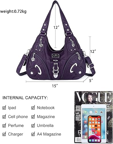 Women Fashion Handbag Tote Bag Shoulder Bag Top Handle Satchel Purse