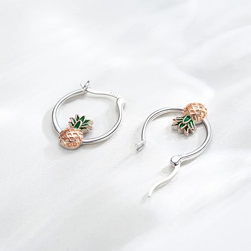 ONE PAIR:  Hoop Earrings Genuine 925 Sterling Silver Style: Lever Back Earrings STUD