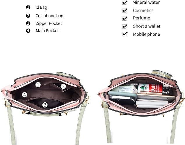 Women Fashion Handbag Tote Bag Shoulder Bag Top Handle Satchel Purse