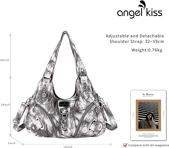 Women Fashion Handbag Tote Bag Shoulder Bag Top Handle Satchel Purse