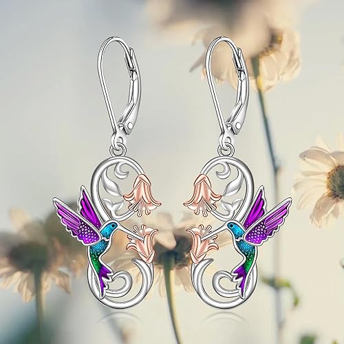 ONE PAIR:  Hoop Earrings Genuine 925 Sterling Silver Style: Lever Back Earrings STUD