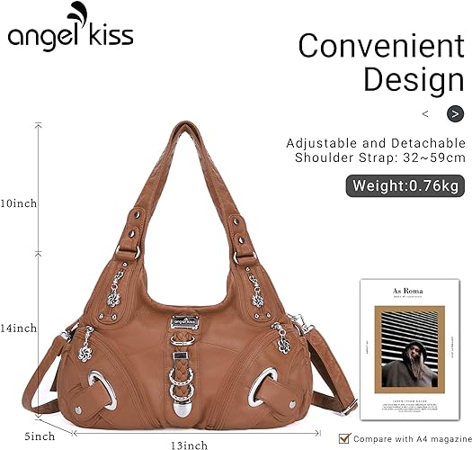 Women Fashion Handbag Tote Bag Shoulder Bag Top Handle Satchel Purse