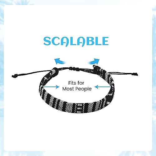 ONE: Premium 5 Pcs Bracelet Men Women, Bracelets For Men, Handmade Ankle or Wrist Bracelet Adjustable, Waterproof for Men Women