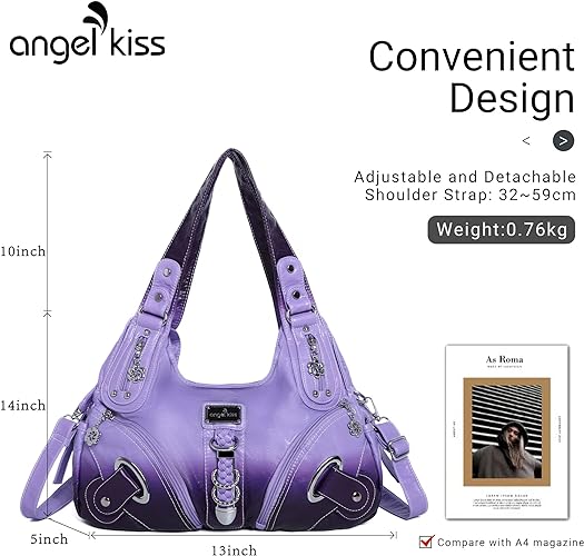 Women Fashion Handbag Tote Bag Shoulder Bag Top Handle Satchel Purse