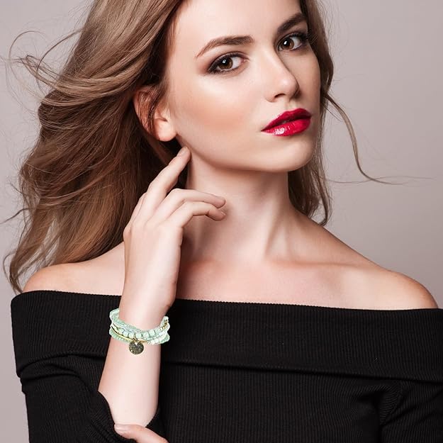 ONE: Premium Handmade New Set 5pcs Bracelet's for Women