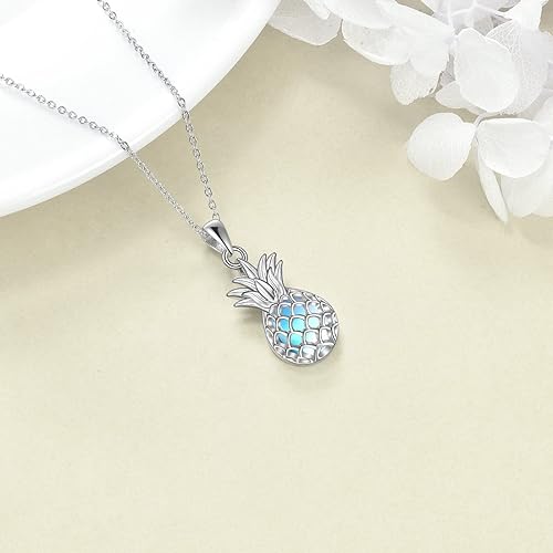 ONE:  Necklace Genuine 925 Sterling Silver Style: Pineapple