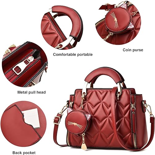 Women Fashion Handbag Tote Bag Shoulder Bag Top Handle Satchel Purse