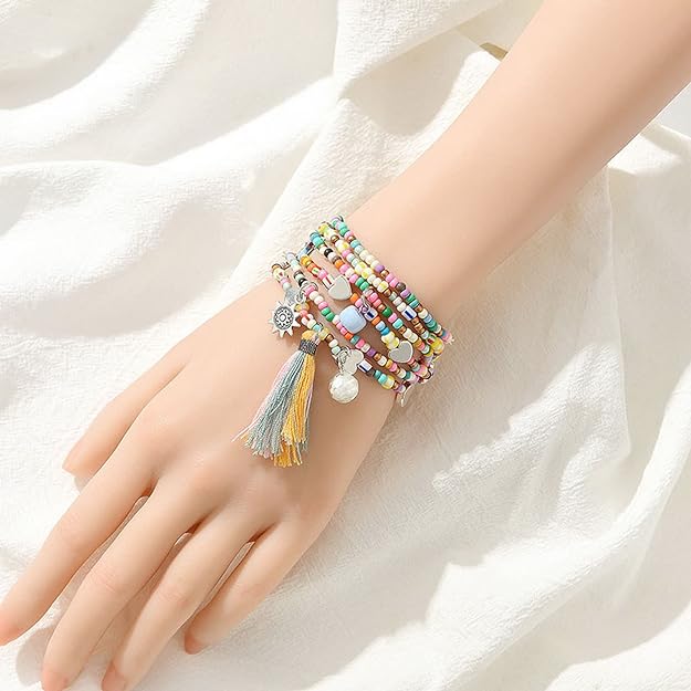 ONE: Premium Handmade New Set 6pcs Bracelet's for Women