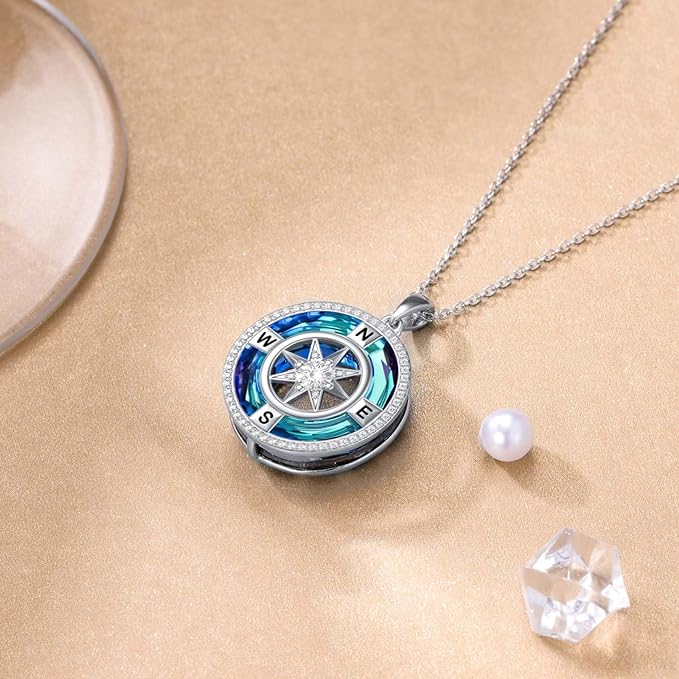 ONE: The Compass Pendant Necklace Jewelry