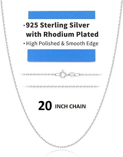 ONE: Solid 24K Real Gold Over 925 Sterling Silver Chain Jewelry 20 INCH GOLD CHAIN