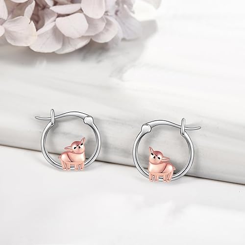 ONE: 925 Sterling Silver Hoop Earrings  Jewelry CZ