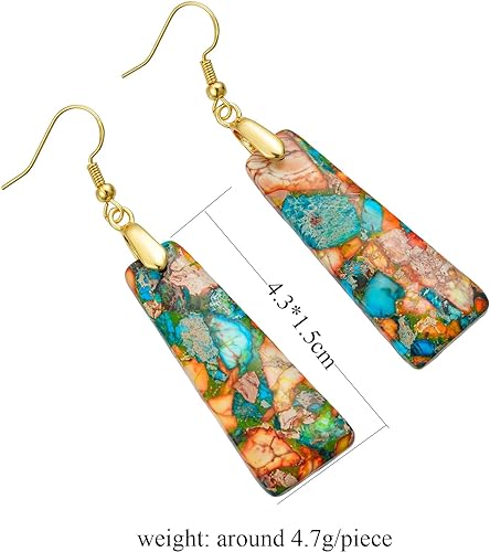 0NE PAIR:  Teardrop   Earrings