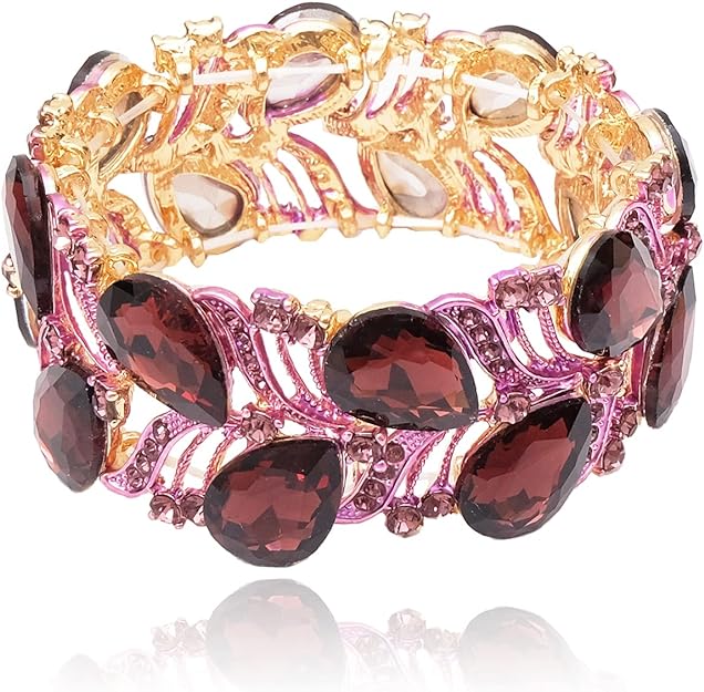 ONE: Premium Gorgeous Jewelry This Stunning bangle bracelet adorned with selected Austrian Crystal