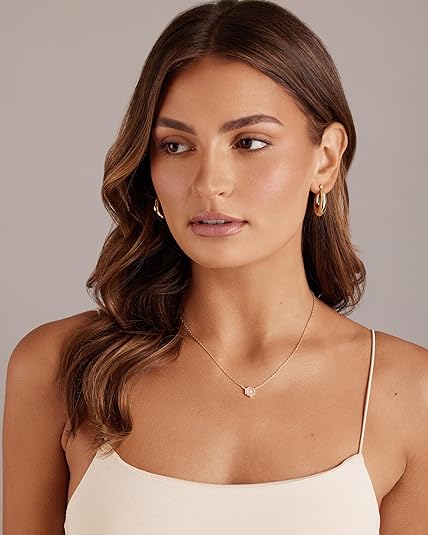 ONE: Handmade Healing Gemstone 14K Gold Plated  Pendant Necklace Rose Quartz