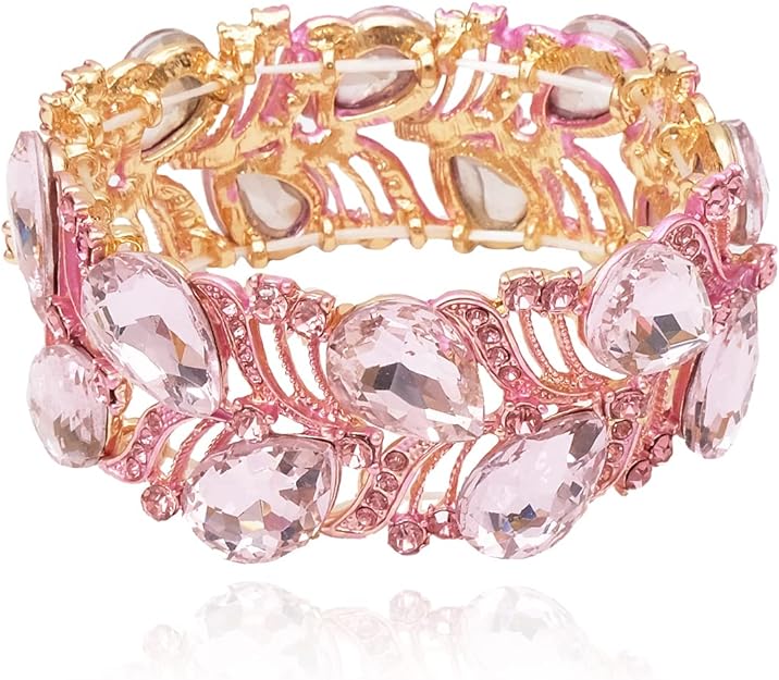 ONE: Premium Gorgeous Jewelry This Stunning bangle bracelet adorned with selected Austrian Crystal