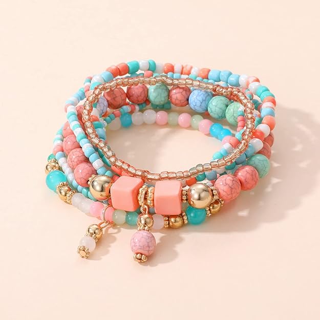 ONE: Premium Handmade New Set 6pcs Bracelet's for Women