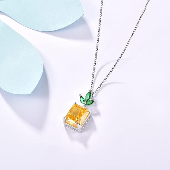 ONE:  Necklace Genuine 925 Sterling Silver Style: Pineapple