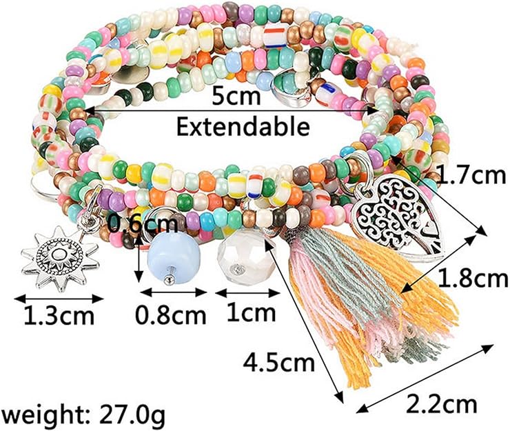 ONE: Premium Handmade New Set 6pcs Bracelet's for Women