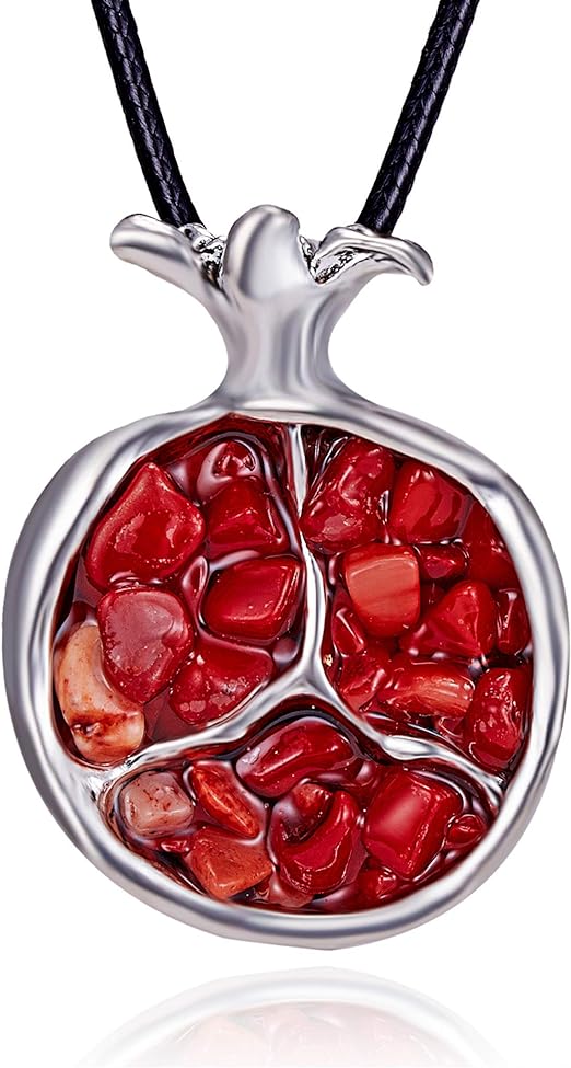 ONE: Necklace Sterling Silver Style:  Pomegranate
