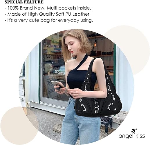 Women Fashion Handbag Tote Bag Shoulder Bag Top Handle Satchel Purse