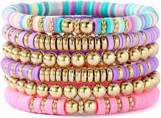 ONE: Premium Handmade New Set 6pcs Bracelet's for Women