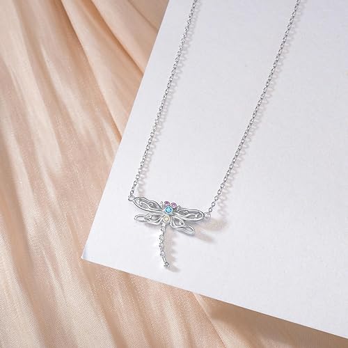 ONE :💎Dragonfly Necklace Design Pendant Necklace Fine Jewelry 💎