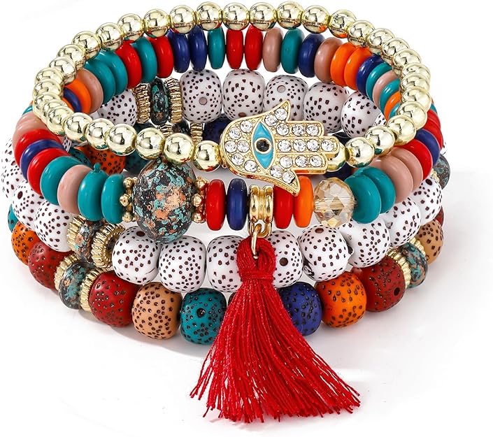 ONE: Premium Handmade New Set 4pcs Bracelet's for Women