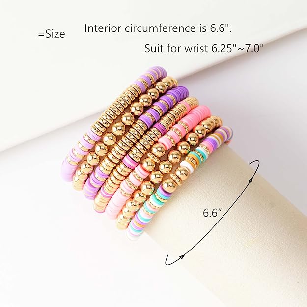 ONE: Premium Handmade New Set 7pcs Bracelet's for Women
