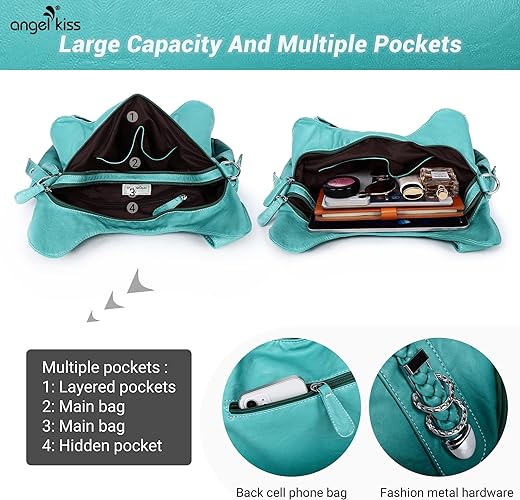 Women Fashion Handbag Tote Bag Shoulder Bag Top Handle Satchel Purse