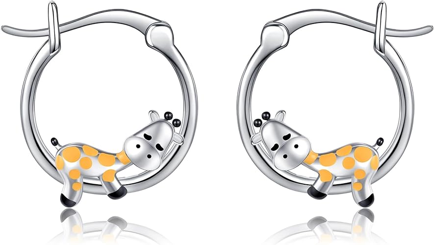ONE: 925 Sterling Silver Hoop Earrings  Jewelry CZ