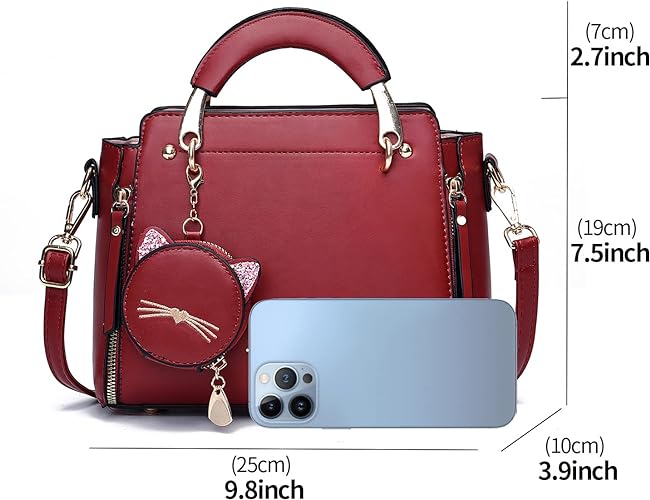 Women Fashion Handbag Tote Bag Shoulder Bag Top Handle Satchel Purse